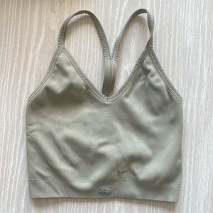 Set Active Green Sports Bra Top